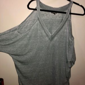Express cold shoulder shirt